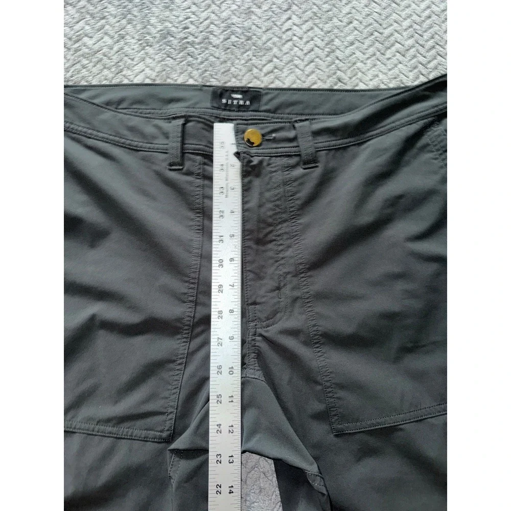 SITKA Gear Men's Black Solid Straight Leg Regular Fit Pants Size 38